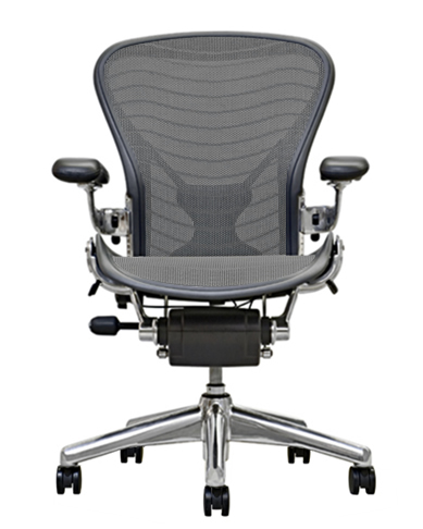 The Herman Miller Aeron Chair (this image represents the Fully Loaded Aeron Executive Chair)