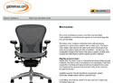 Aeron Chair Canada micro site